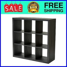 Better Homes & Gardens 9-Cube Storage Organizer, Charcoal