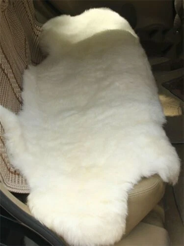 100% Genuine Sheepskin Fluffy Fur Rug Windward 60x100cm Natural Soft Fashion - Picture 6 of 6