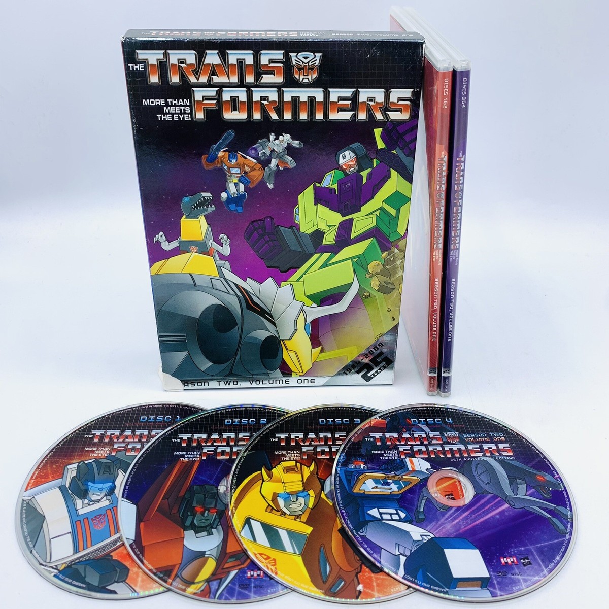 Transformers - Season Two 2: Vol. One 1 (DVD 2009, 4-Disc Set