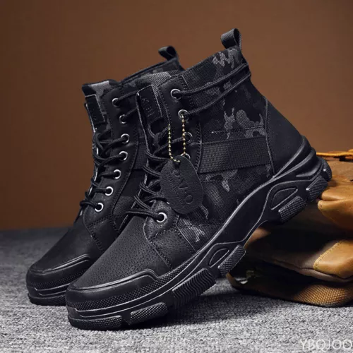 Military Stiefel Für Männer Camouflage Wüste Stiefel High-top Turnschuhe Nicht-s - Bild 7 von 13