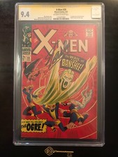 X-Men #28 CGC 9.4 SS Signed Stan Lee 1st appearance of Banshee & the Ogre! Rare!