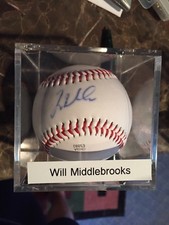 red sox autograph Will Middlebrooks, Jake Peavey and Hideki Ohkajima baseballs