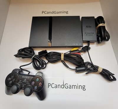 Sony PlayStation 2 PS2 Slim Console W/ Controller Complete Bundle Tested Working