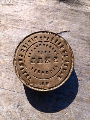 1917 Piedmont MO, Wayne Lumber and Mining Co Seal for Seal stamp Press