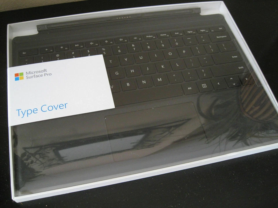 Microsoft Surface Pro  7, 6, 5, 4, 3  Type Cover Keyboard FMM-00001 BLACK - Image 2 of 4