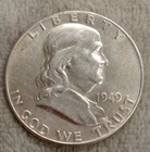 SILVER 1949 P FRANKLIN HALF DOLLAR TP-3543