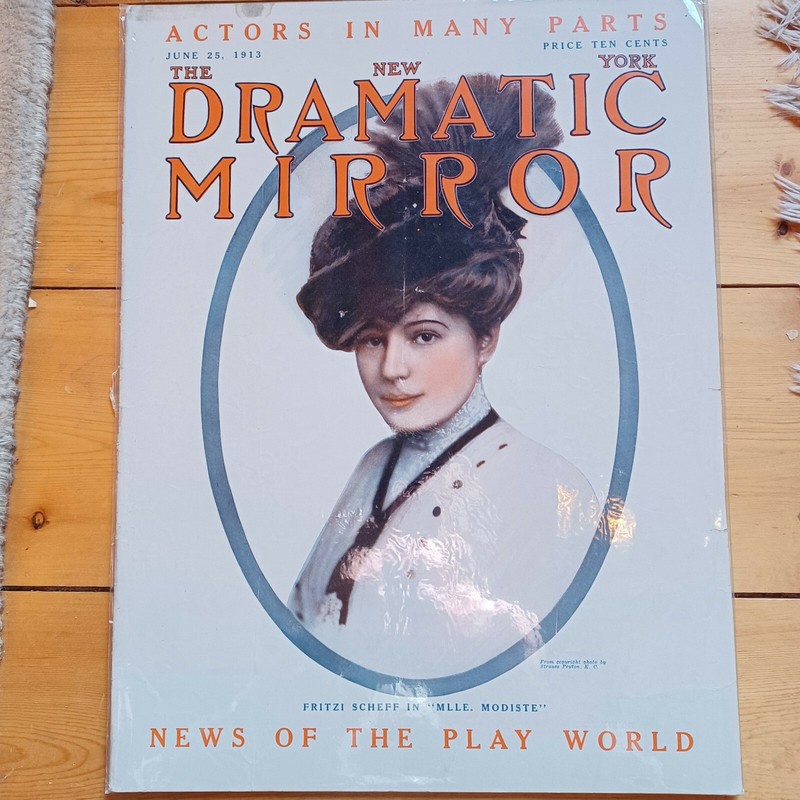 June 25, 1913 New York Dramatic Mirror w Fritzi Scheff cover