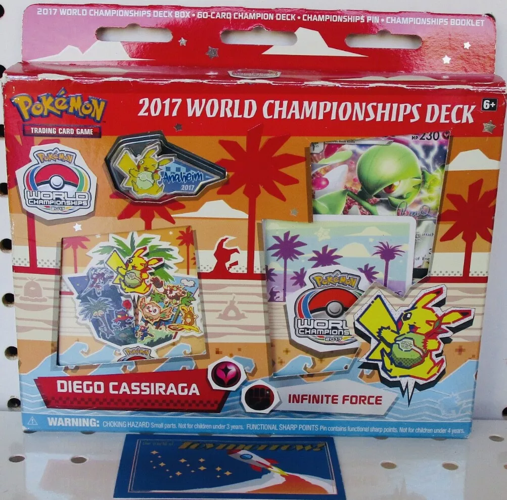  Pokemon 2017 WORLD CHAMPIONSHIP DECKS - BUNDLE OF 4 : Toys &  Games