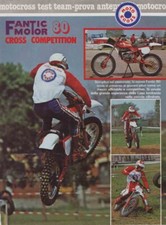advertising Pubblicità TEST FANTIC 80 CROSS COMPETIZ.1982-MOTOITALIANE MOTOCROSS