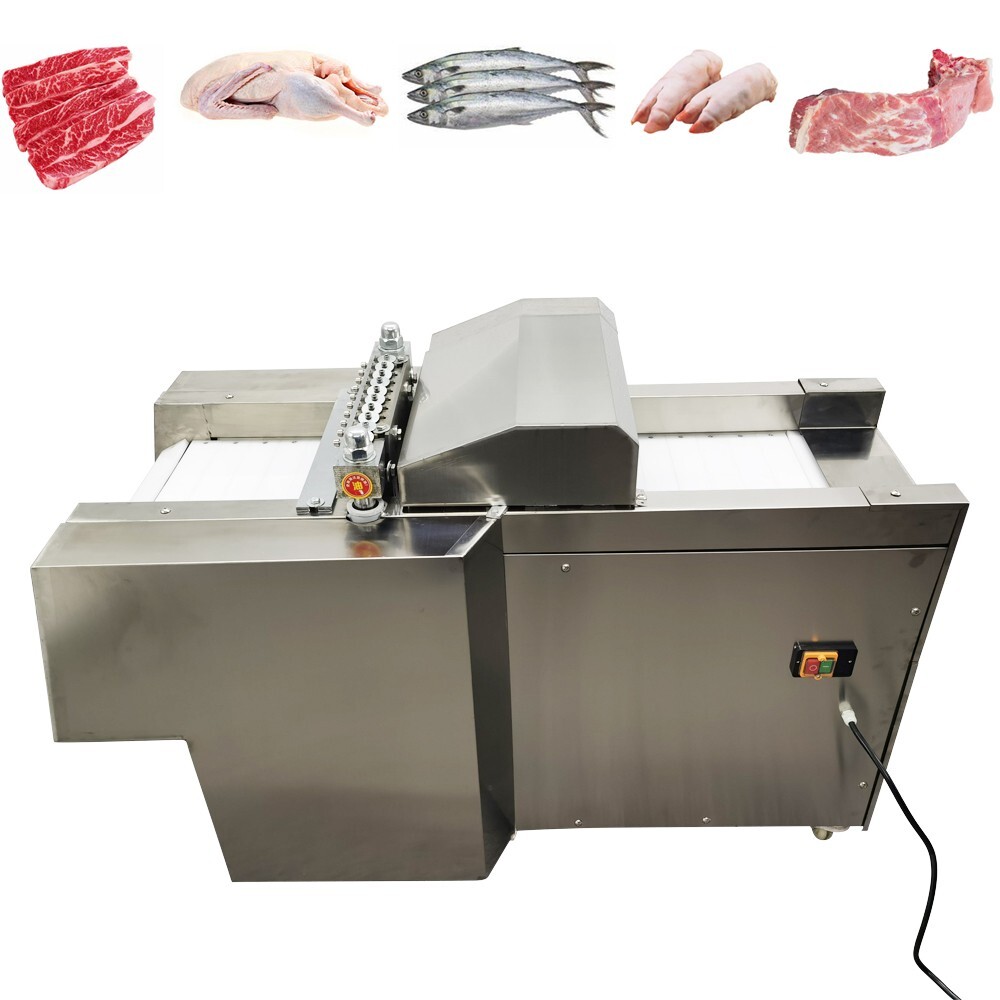 220V Automatic Electric Poultry Meat Cutter Dicing Machine Commercial