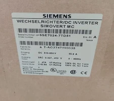 6SE7 024-7TD51 NEW SIEMENS SIMOVERT MASTERDRIVES 6SE7024-7TD51