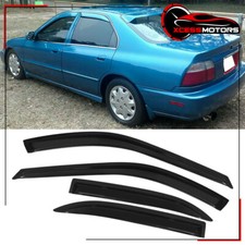 Fits 94-97 Honda Accord Sedan Window Visors Sun Vent Rain Shade 4pcs Set