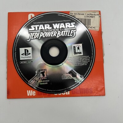 Star Wars: Episode I: Jedi Power Battles PS1 Game Only Sony PlayStation 1 Tested