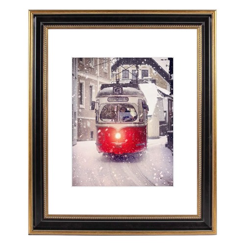 , 16x20 Ornate Picture Frame with Mat for 11x14 Photo or Display 16x20 Prints...
