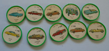 Jello / Hostess Wheels 1961  10 Different coins # from 140-150  Brown Series