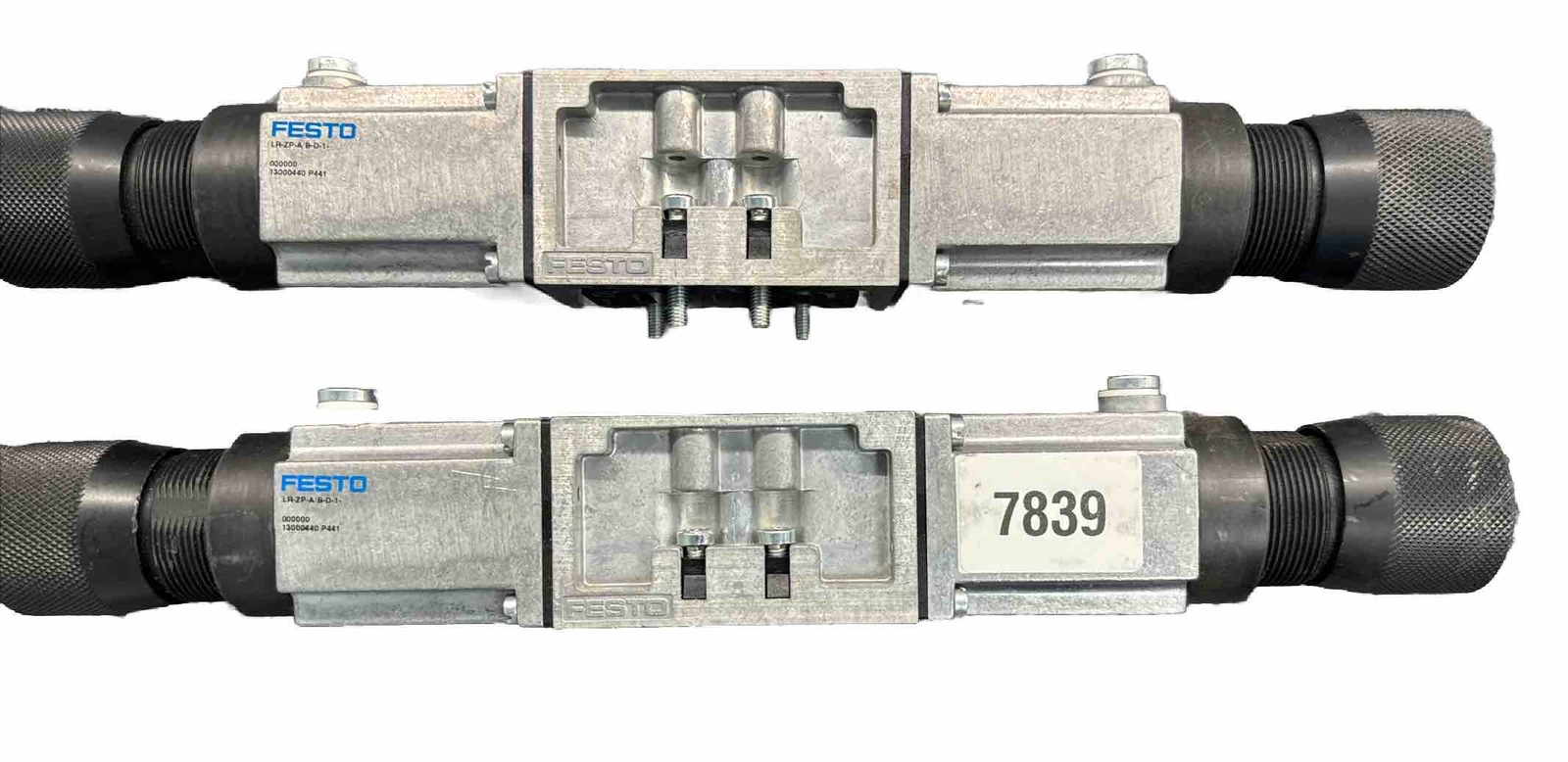 FESTO LR-ZP-A/B-D-1 PRESSURE REGULATOR PLATE 3MM 321 212 Lot of 2