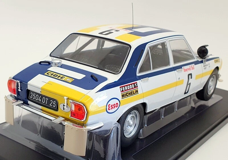 Coche modelo IXO escala 1/18 18RMC044A - 1975 Peugeot 504 #6 Rally du Maroc Foto 2 de 4
