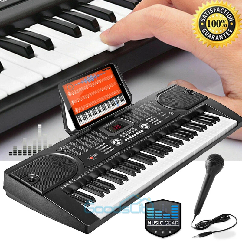 Tastiera 88 Tasti Pesati Tastiera Digitale Pianoforte VEVOR 61 Tasti - Portatile, 200 Suoni, Nuova Con Confezione Tastiera Musicale Vevor Per Principianti