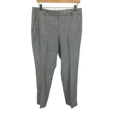 NWT Womens Petite Size 8 8P Talbots Hampshire Ankle Pants in Micro Stripe Check