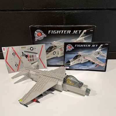Mega Bloks Pro-Builder Collector Series Fighter Jet 9709 -used  read description