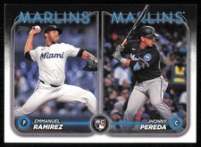 2024 Topps Update #US185 Jhonny Pereda / Emmanuel Ramirez RC Miami Marlins