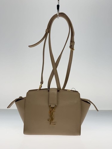 SAINT LAURENT SHOULDER BAG PIPING CRACKED TOY BABY YSL LOGO HARDWARE Used