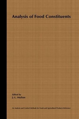 Analysis of Food Constituents by Lance Dieter (English) Hardcover Book