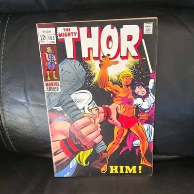 Marvel Comics The Mighty Thor #165 Key Issue Silver Age 1969 HIM! Debut of Him