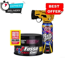 SOFT99 0 Fusso Coat 12 Months Dark + Rain Drop Tornado Vortex