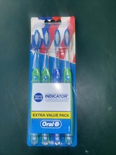 Oral-B Indicator Toothbrushes Soft 4 Pack ORIGINAL RARE HTF