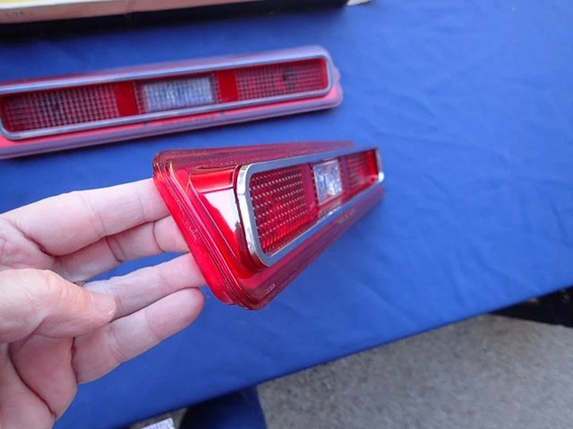 Pontiac Tempest 1967 lentes de luz tai, diestro y derecho, ¡nuevo! luz trasera, lente, lámpara Foto 4 de 4