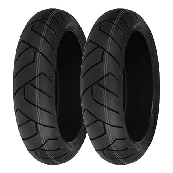 TYRE PAIR VEE RUBBER 120/70-12 60P VRM119C + 140/70-12 65P VRM-119C