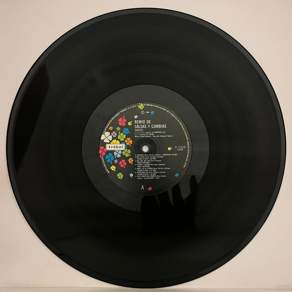 REMIX DE SALSAS Y CUMBIAS, FEAT. LOS TRATAMUNDOS, 1985 MEXICAN 12" EP SEXY COVER - Image 3 of 4