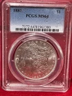 1887 Morgan Dollar PCGS MS64 S$1 Silver Dollar