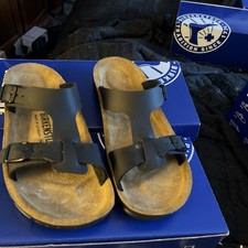 Birkenstock Sofia Women'sSandals Black BIrko Flo. Size5. Narrow NWB