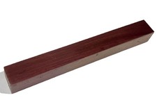 Brazilian Purpleheart turning blank 1-7/16" x 1-7/16 x 11-7/8" b20 dried