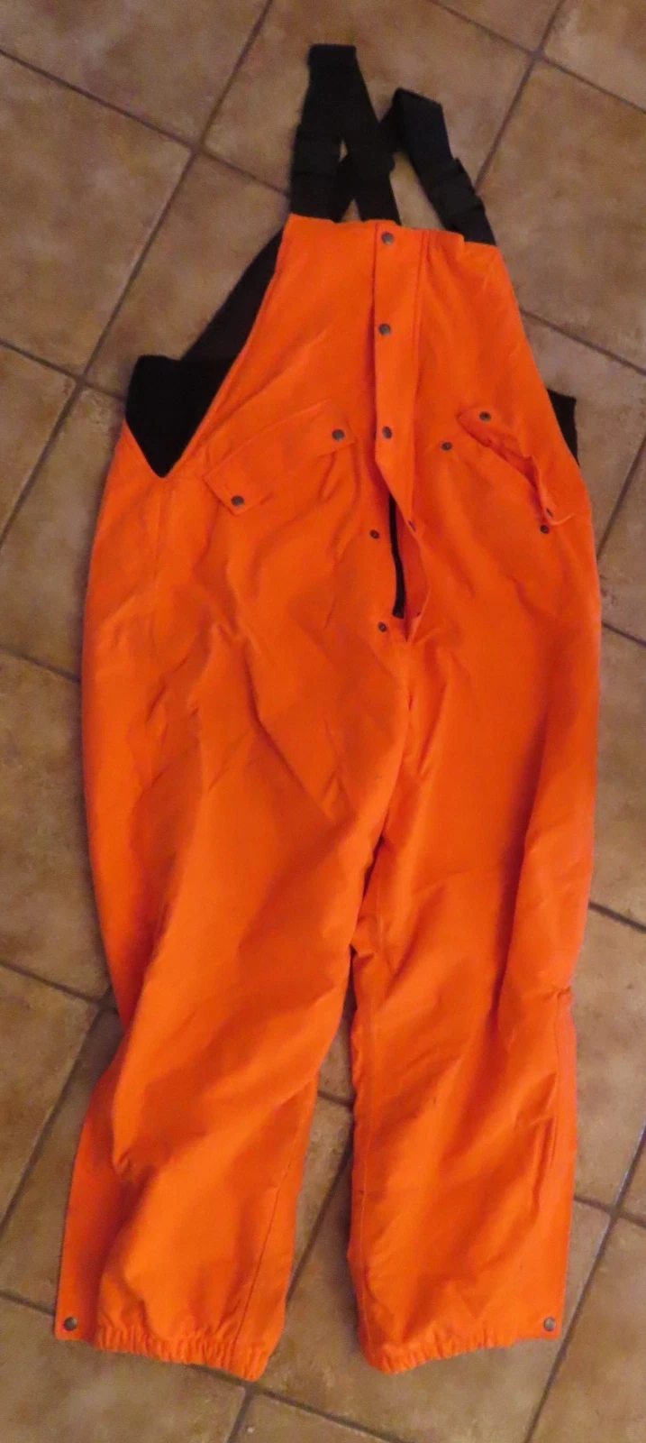 Woolrich Orange Hunting Bib Outdoor Guide Collection Overalls Men’s XL