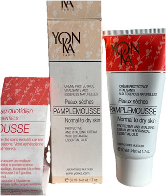 Yonka Pamplemousse Protective Visualizing Cream Normal to Dry Skin 1.7 Oz Sealed