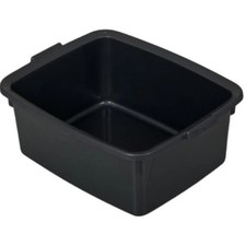 Addis 12L Five Star Rectangular Washing Up Bowl in Soft Black | 42  x 33 x 16cm