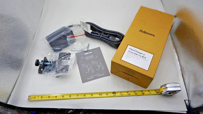 Fellowes Flexcharge 3 FCH3-DSK-V3-BLK New unit free ship USA only USB 19731
