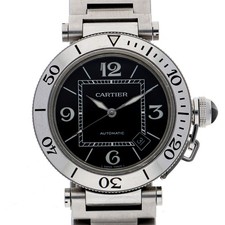 CARTIER W31077M7 Passive timer black Dial Aut...