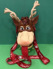 Disney Parks Christmas Parade Reindeer Sipper Cup W/Jingle Bells 2022