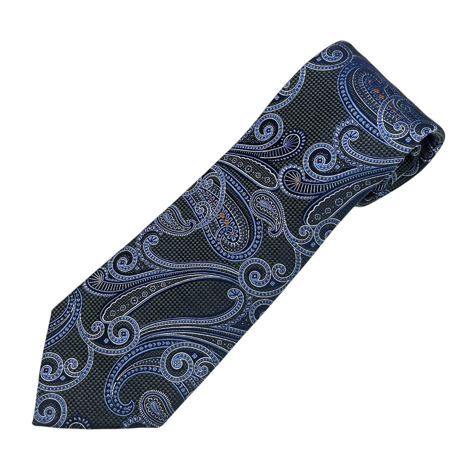 Jos A Bank Signature Collection 100% Silk Paisley Tie Multicolor Preppy