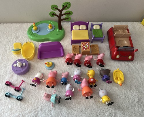 Lote de figuras y accesorios de Peppa Pig - Imagen 5 de 9