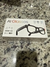 AIMB-G2 AI Smart Glasses 8MP Camera WiFi Video Recording 1080p w/ 3 Lens Set
