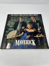 Maverick 1994 Laserdisc Mel Gibson Jodie Foster James Garner