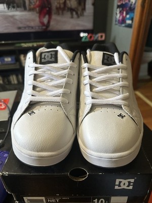 DC Net White/battleship/white Shoes Mens 10.5