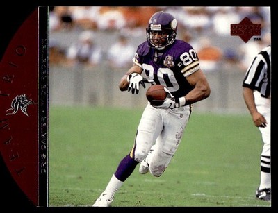 1996 Upper Deck Team Trio Cris Carter #TT90 Minnesota Vikings