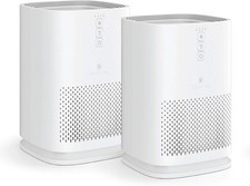 MA-14 Air Purifier with True HEPA H13 Filter 428 ft  per Hour  White, 2-Pack