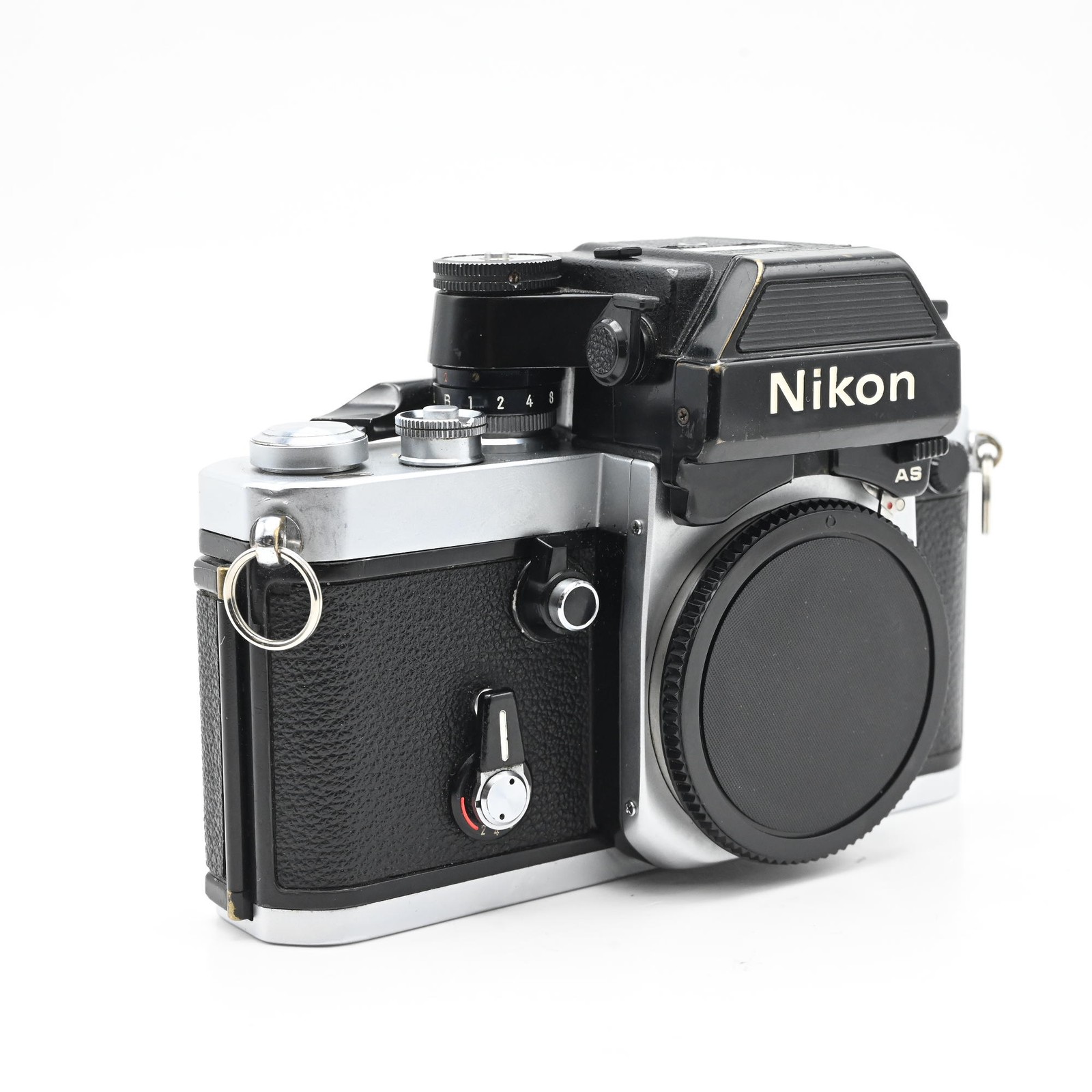 Nikon F2AS Photomic SLR Film Camera Body Chrome #637